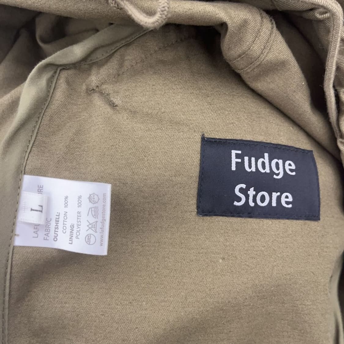 라퍼지스토어 빈티지 피쉬테일 말차카키 야상 자켓 L C07655 상품이미지5