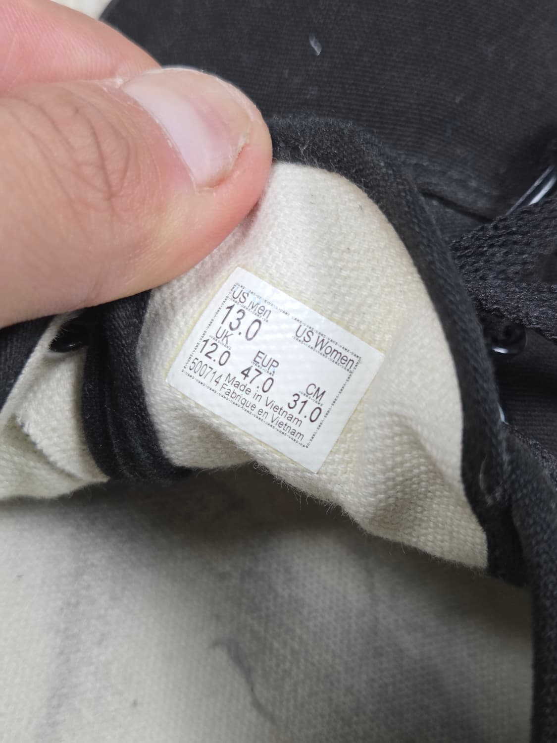 [반스] 어센틱 트리플 블랙 스니커즈 | 00224 상품이미지8