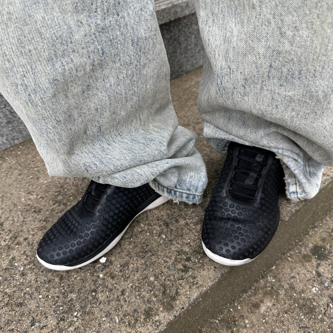 00s 빈티지 프라다 스포츠 가죽 스니커즈 상품이미지9