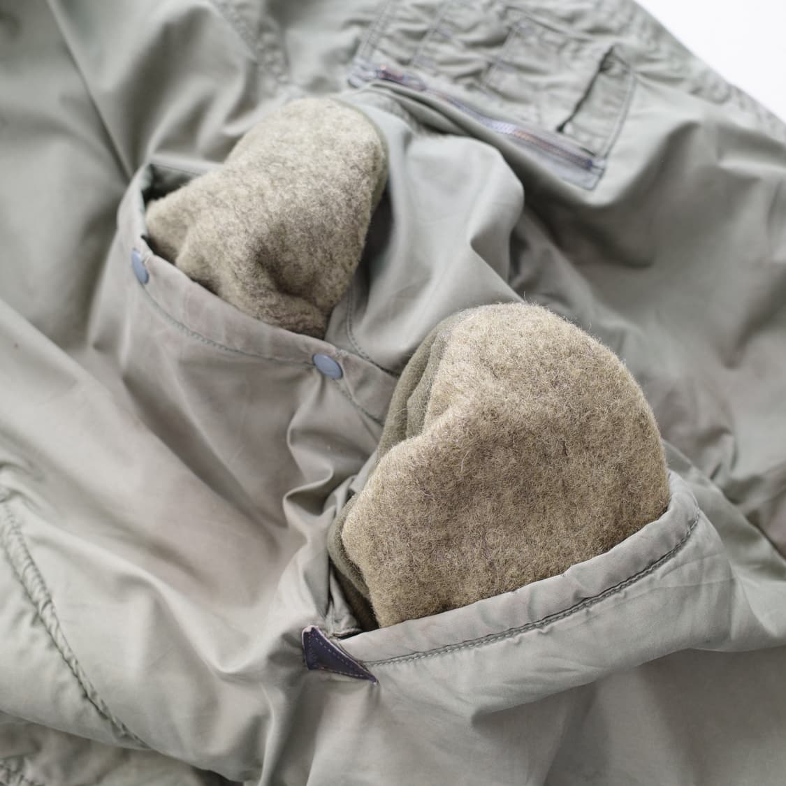 70s 랜서 N3B 파카 오리지널 USAF 올리브드랩 OD L사이즈  상품이미지6