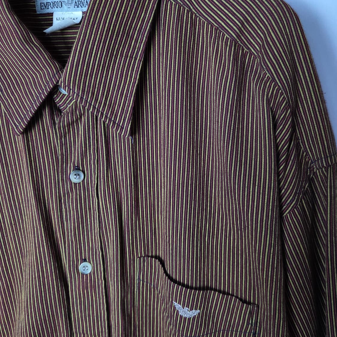 [EMPORIO ARMANI] 엠포리오 아르마니 스트라이프 셔츠 상품이미지3
