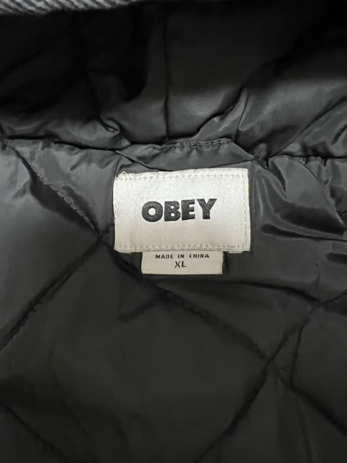 OBEY 윌턴 후드 데님 봄버 자켓 XL 상품이미지4