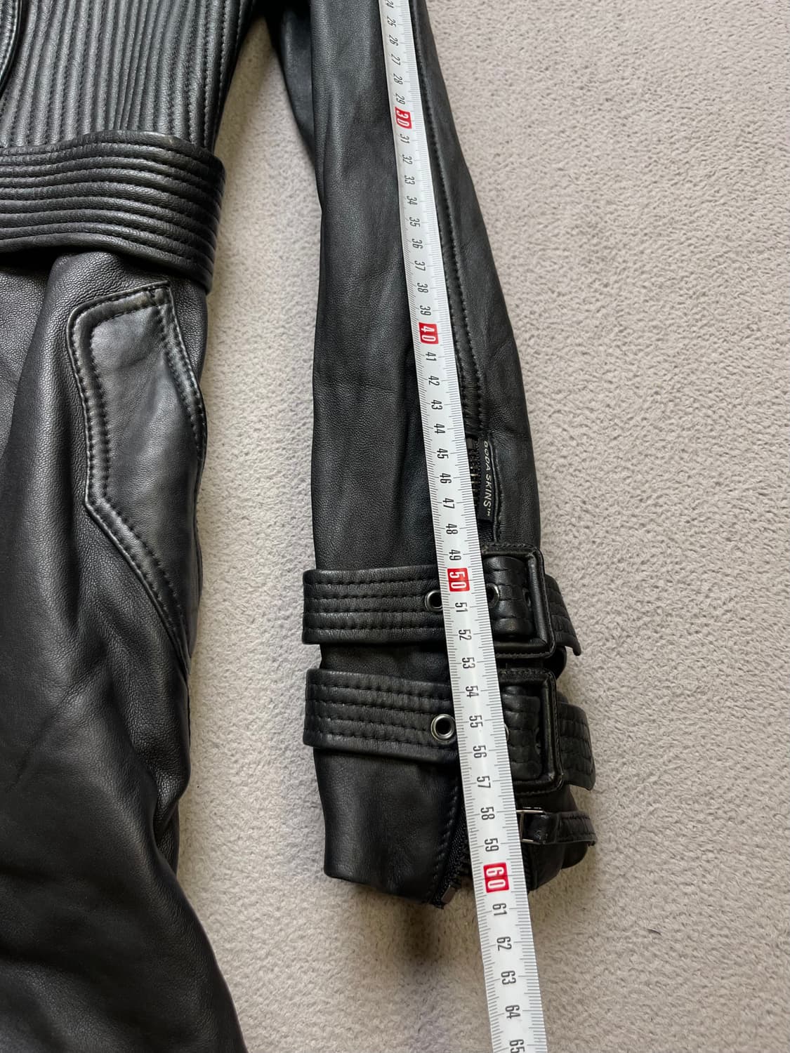 [55] BODASKINS 보다스킨 롱가죽자켓-여성 라이더자 상품이미지5