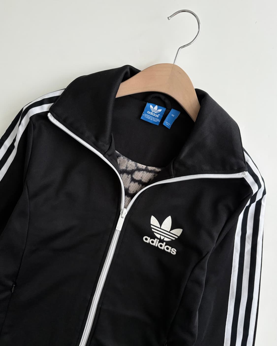 Adidas 아디다스 블랙컬러 안감 레오파드 유로파 트랙탑 상품이미지3