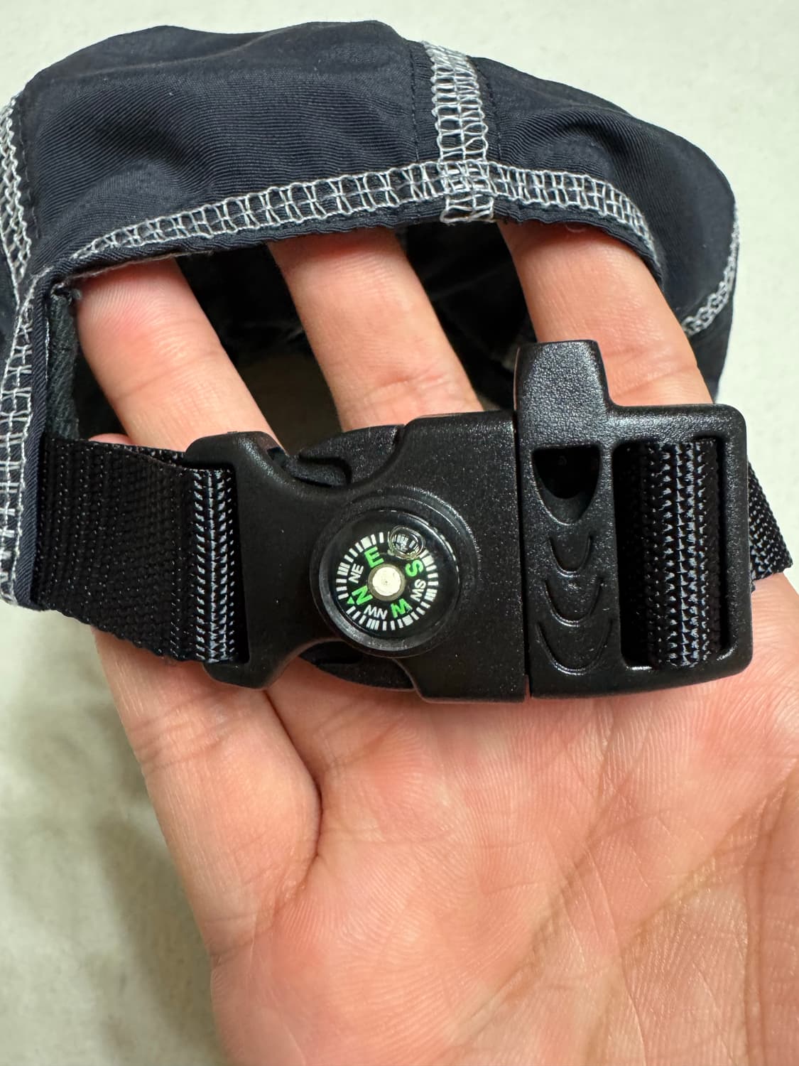 슈프림 리플렉티브 스티치 캠프캡 블랙 - 23SS 상품이미지4