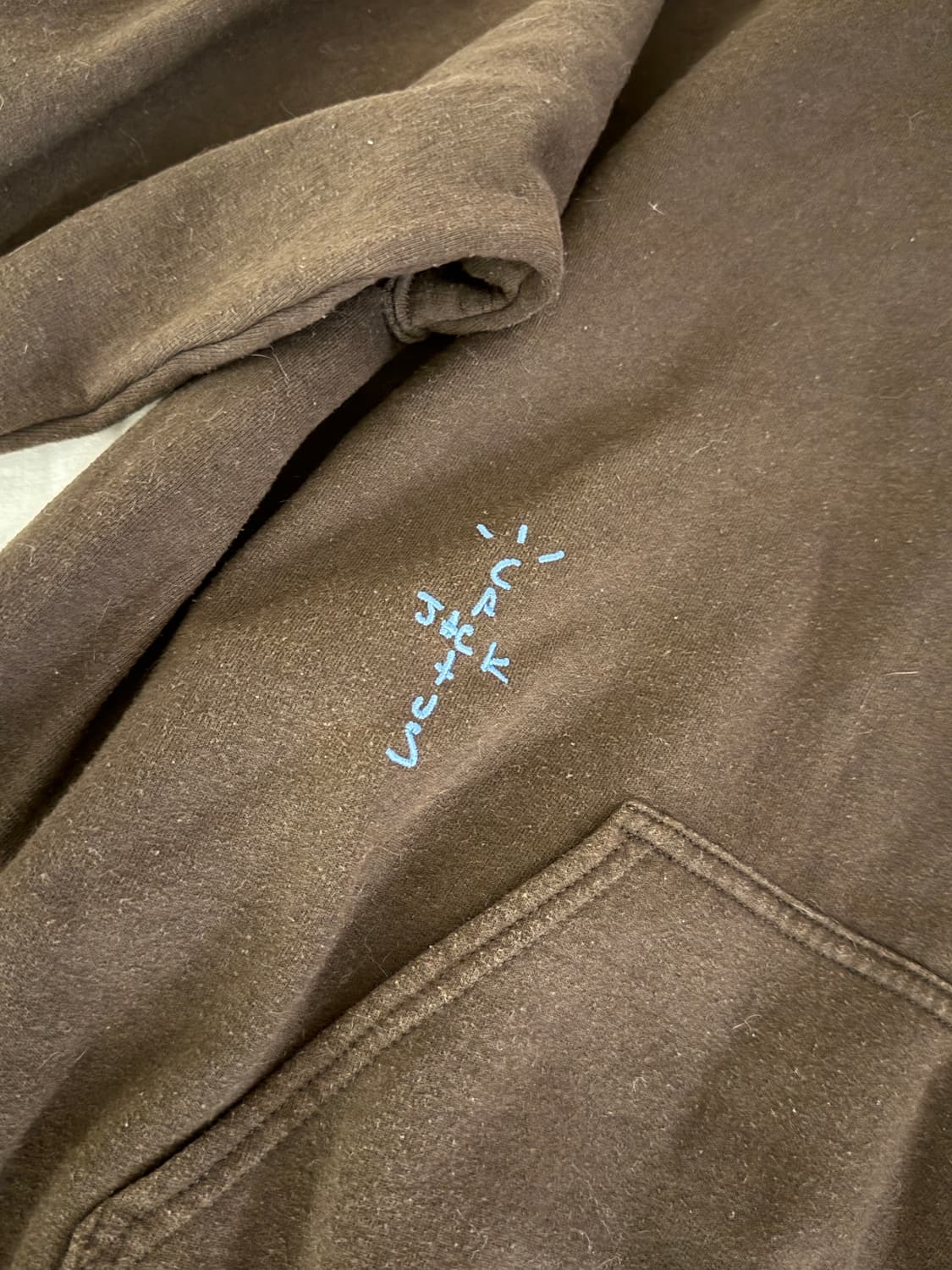 (레어) 캑터스잭 X 맥도날드 브라운 스티커 팩 후드 M 상품이미지4