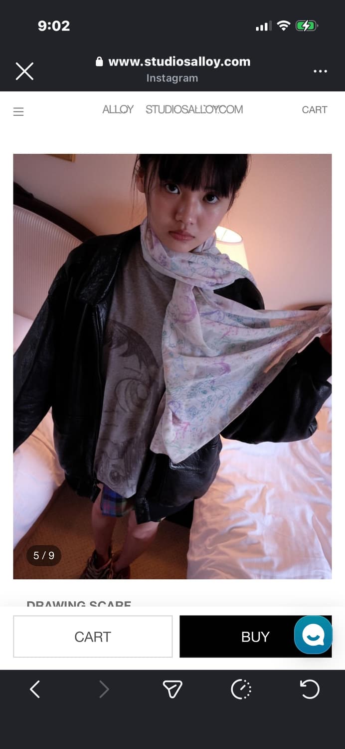 Alloy DRAWING SCARF 상품이미지3