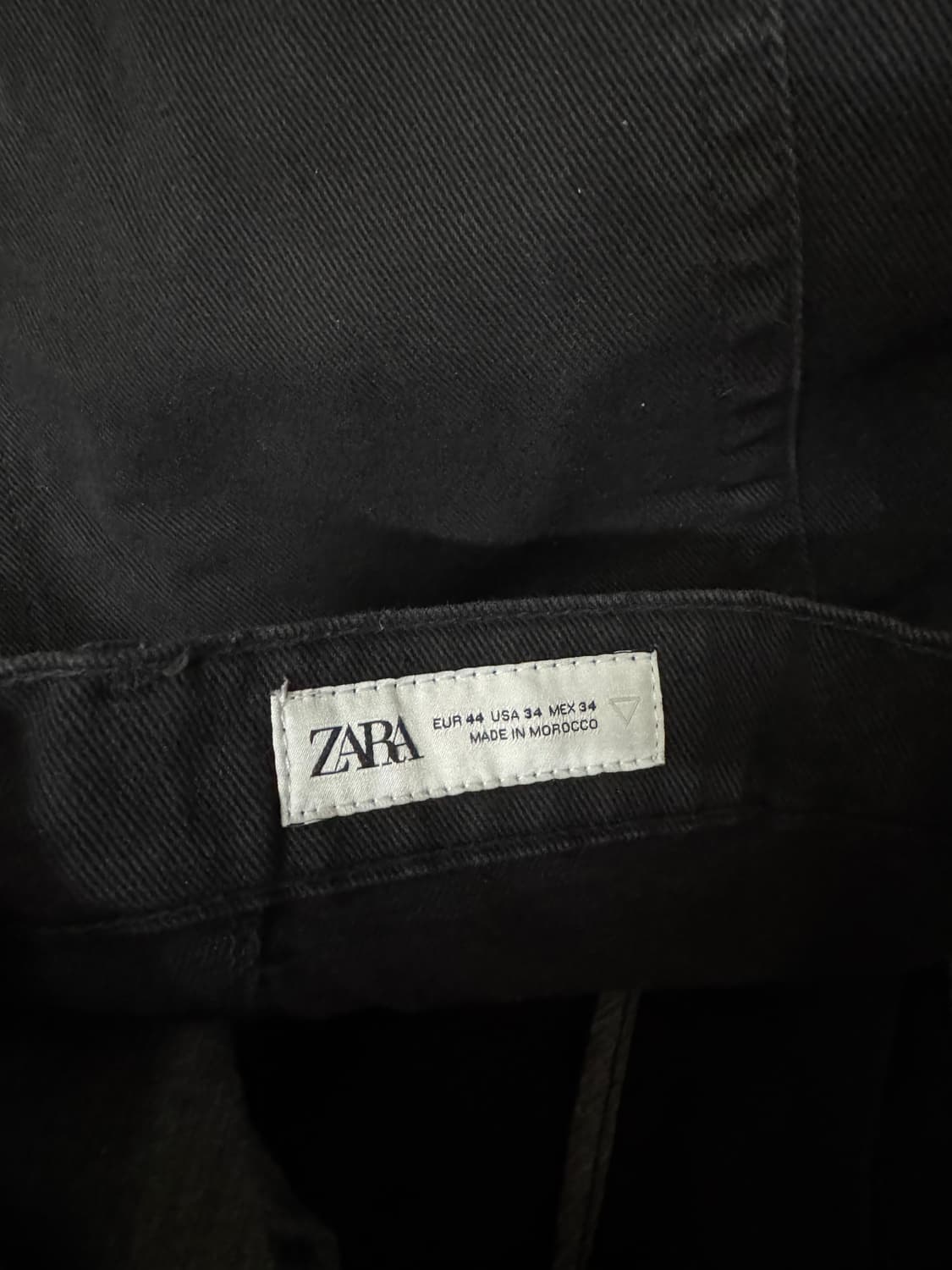 자라 유틸리티 포켓 팬츠 블랙 KR 34 EU 44 상품이미지6