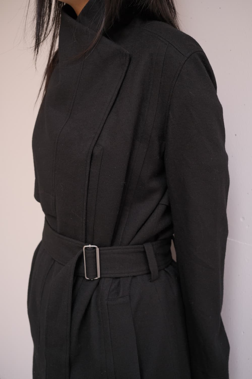 Asymmetric wool coat  상품이미지5