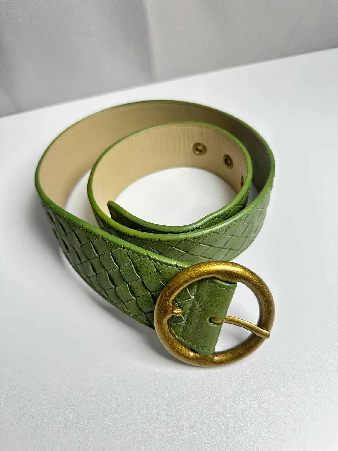 보테가베네타 인트레치아토 레더 벨트 상품이미지3