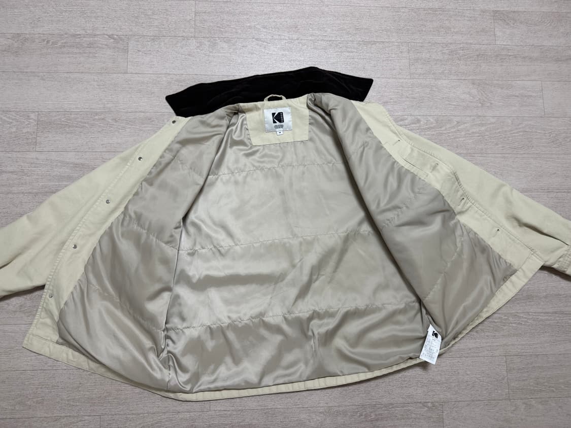 코닥 레시피 안감형 가먼트워싱 코튼 자켓 IVORY (M) 상품이미지1