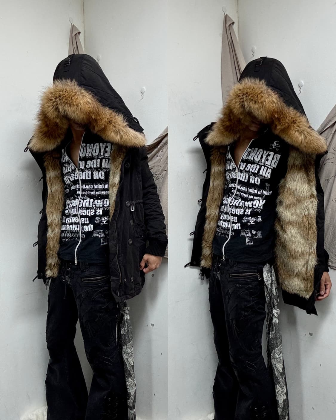 [MOUSSY] Over-Hoodie Fur Trimming Combat 상품이미지1