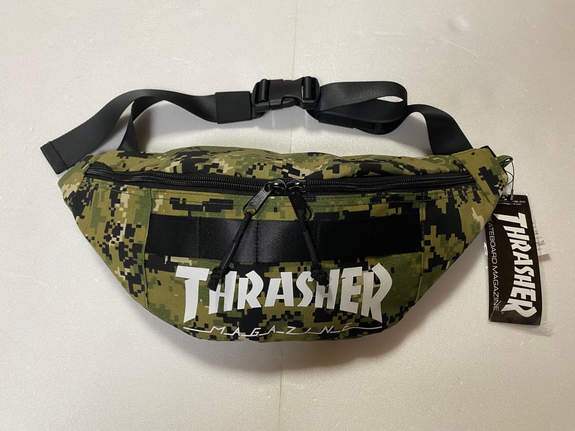 Thrasher camo 힙색 새제품 상품이미지1