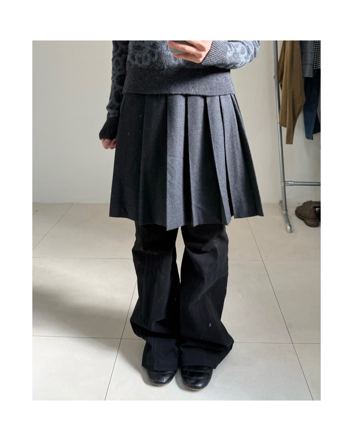 빈티지 미디 스커트  상품이미지1