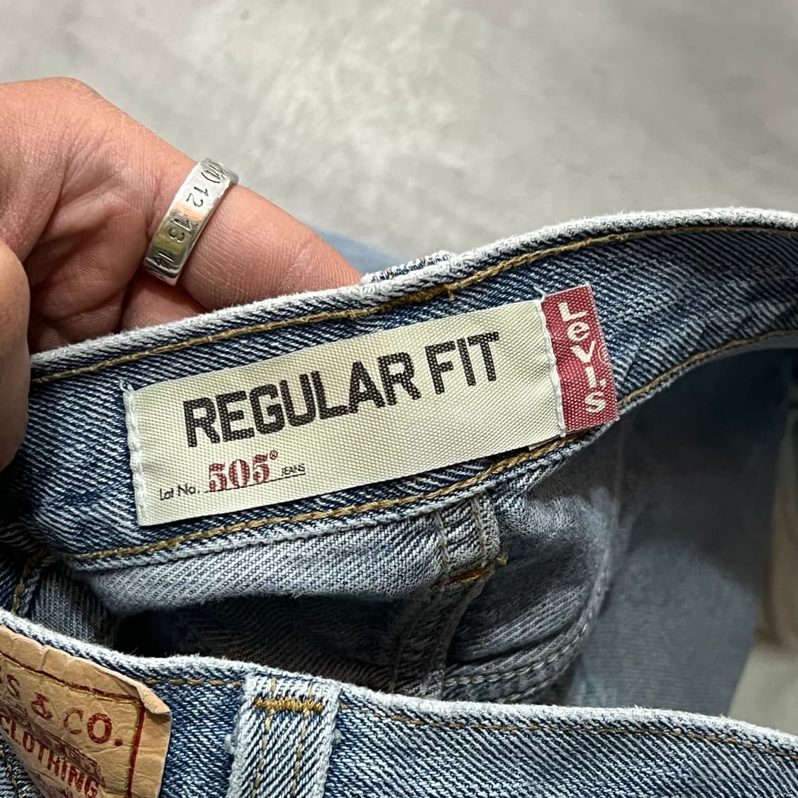  리바이스 505 블랭크탭 데님팬츠 y15259 상품이미지6