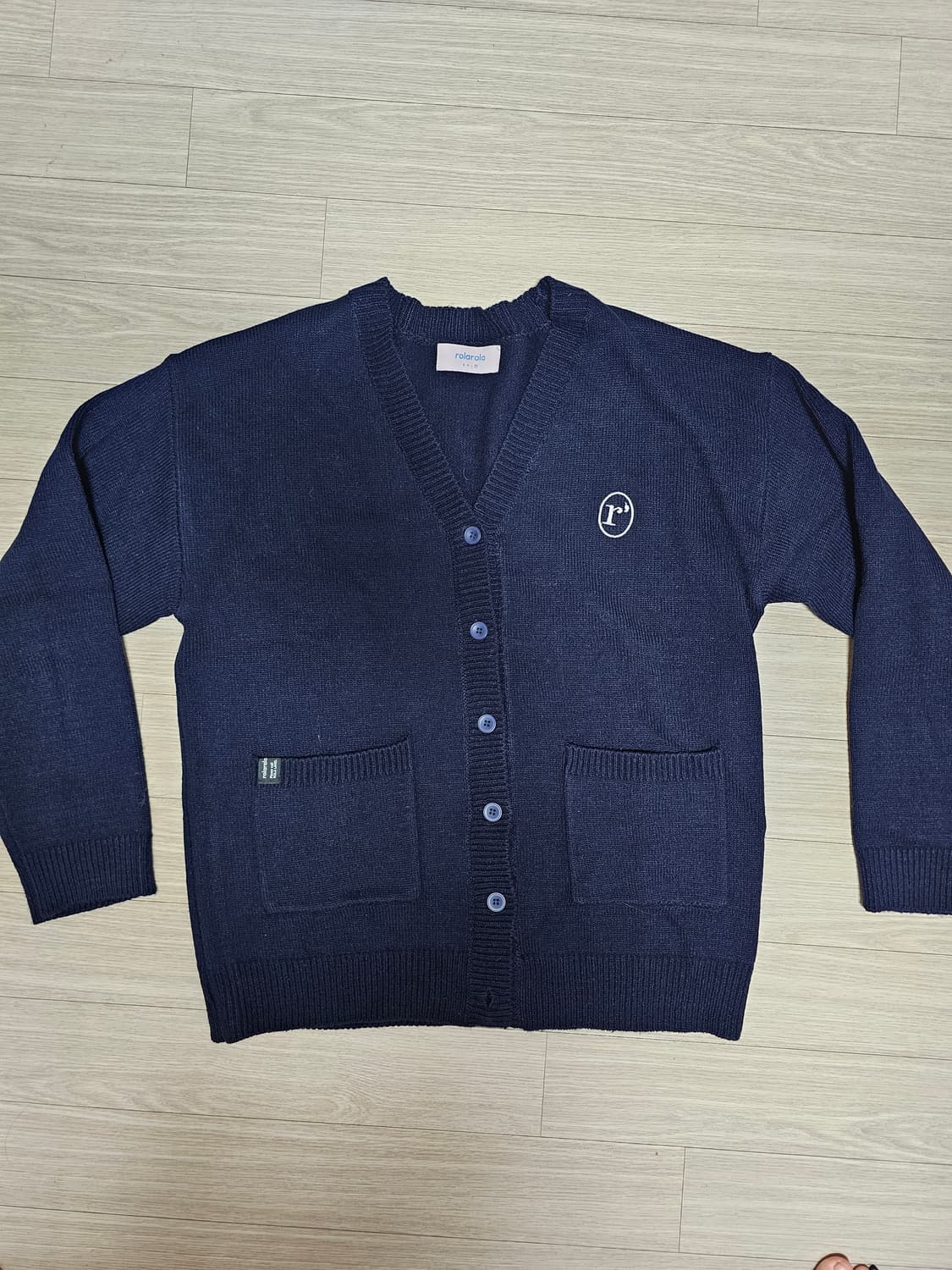 로라로라 오버핏 네이비 가디건 프리사이즈 상품이미지1