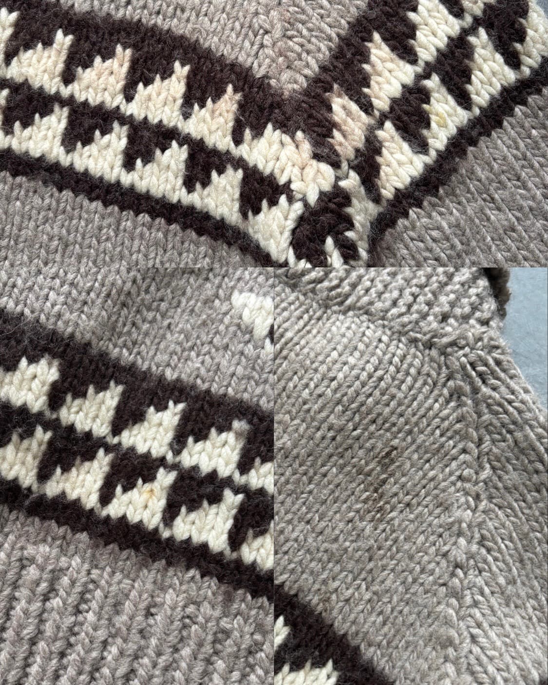 Polo 폴로 진스 헤비 울 코위찬 니트 집업  상품이미지10