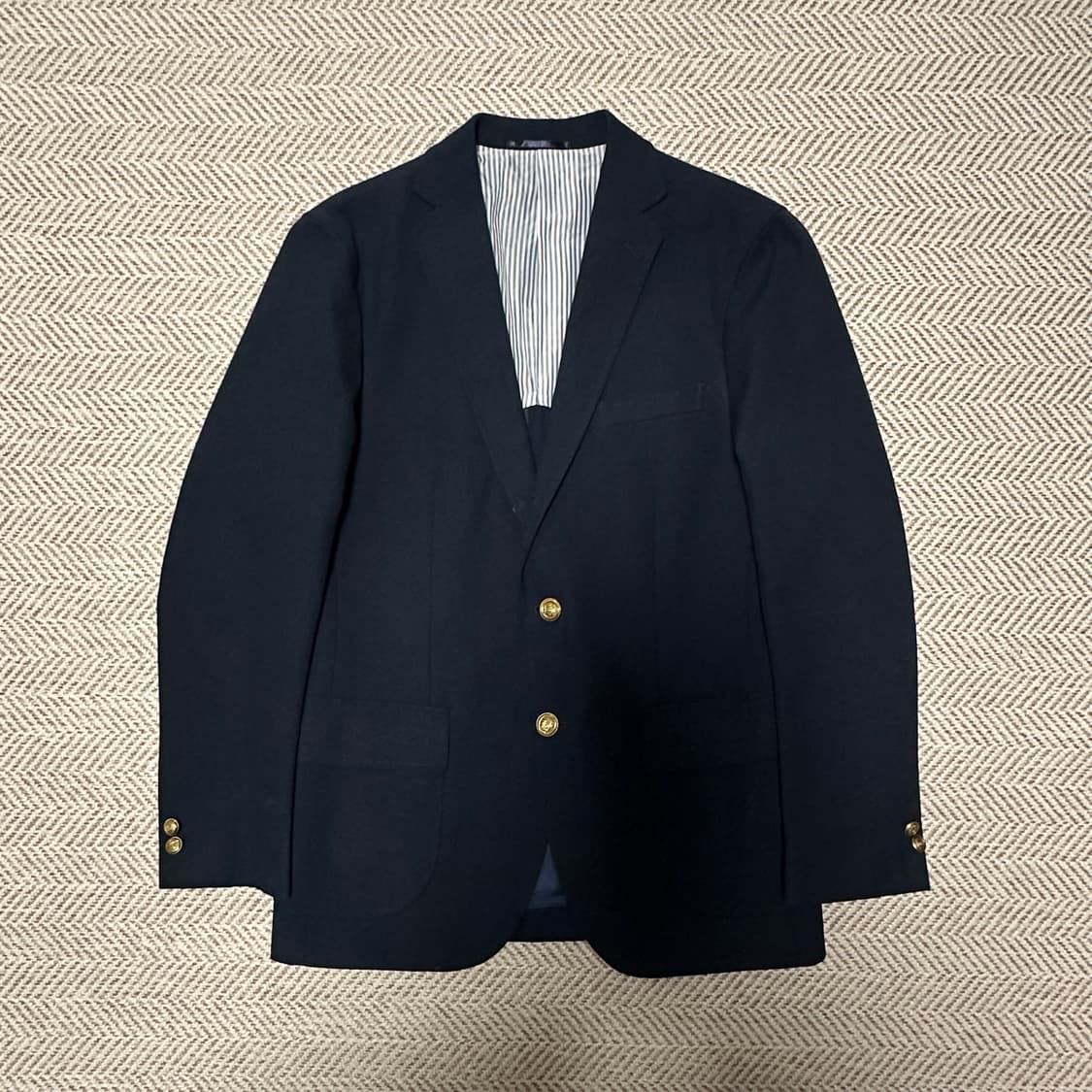 GREEN LABEL RELAXING gold button blazer 상품이미지1