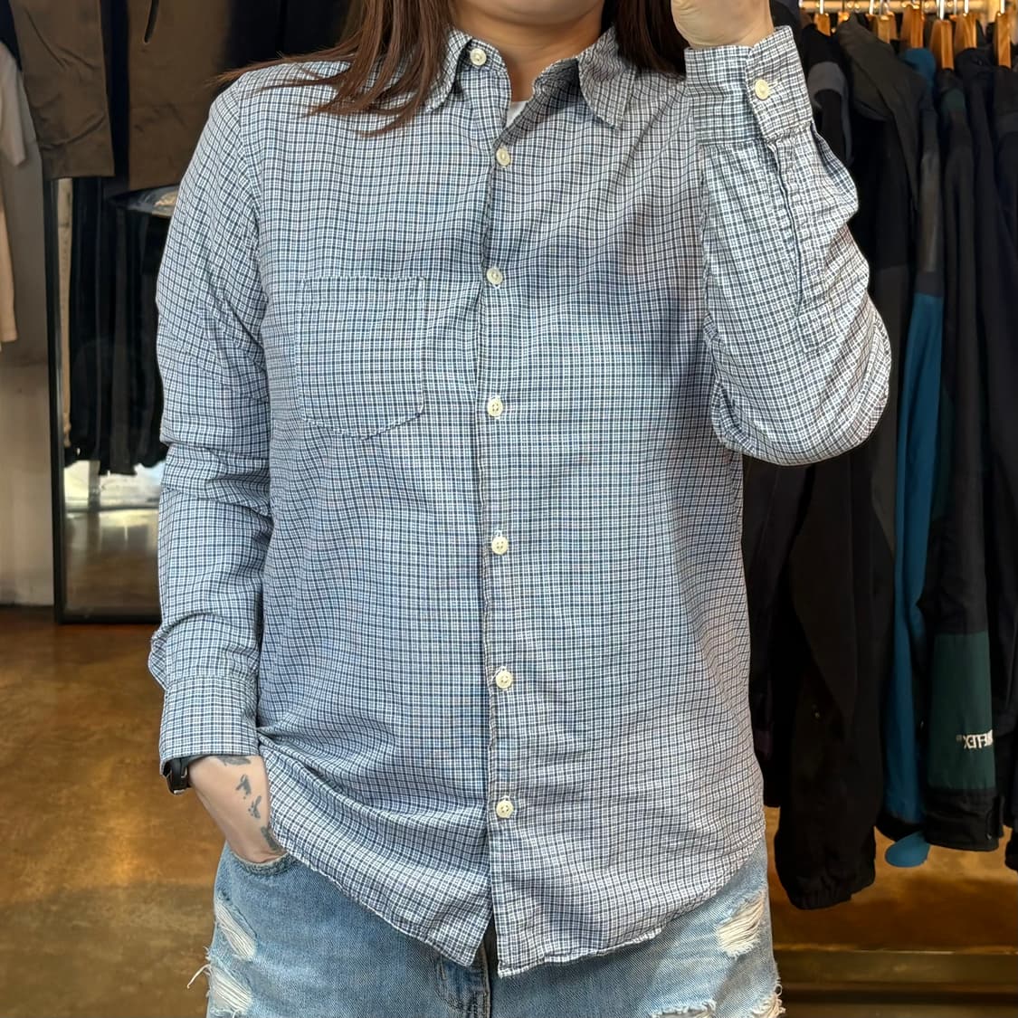 아베크롬비 체크 셔츠 상품이미지1