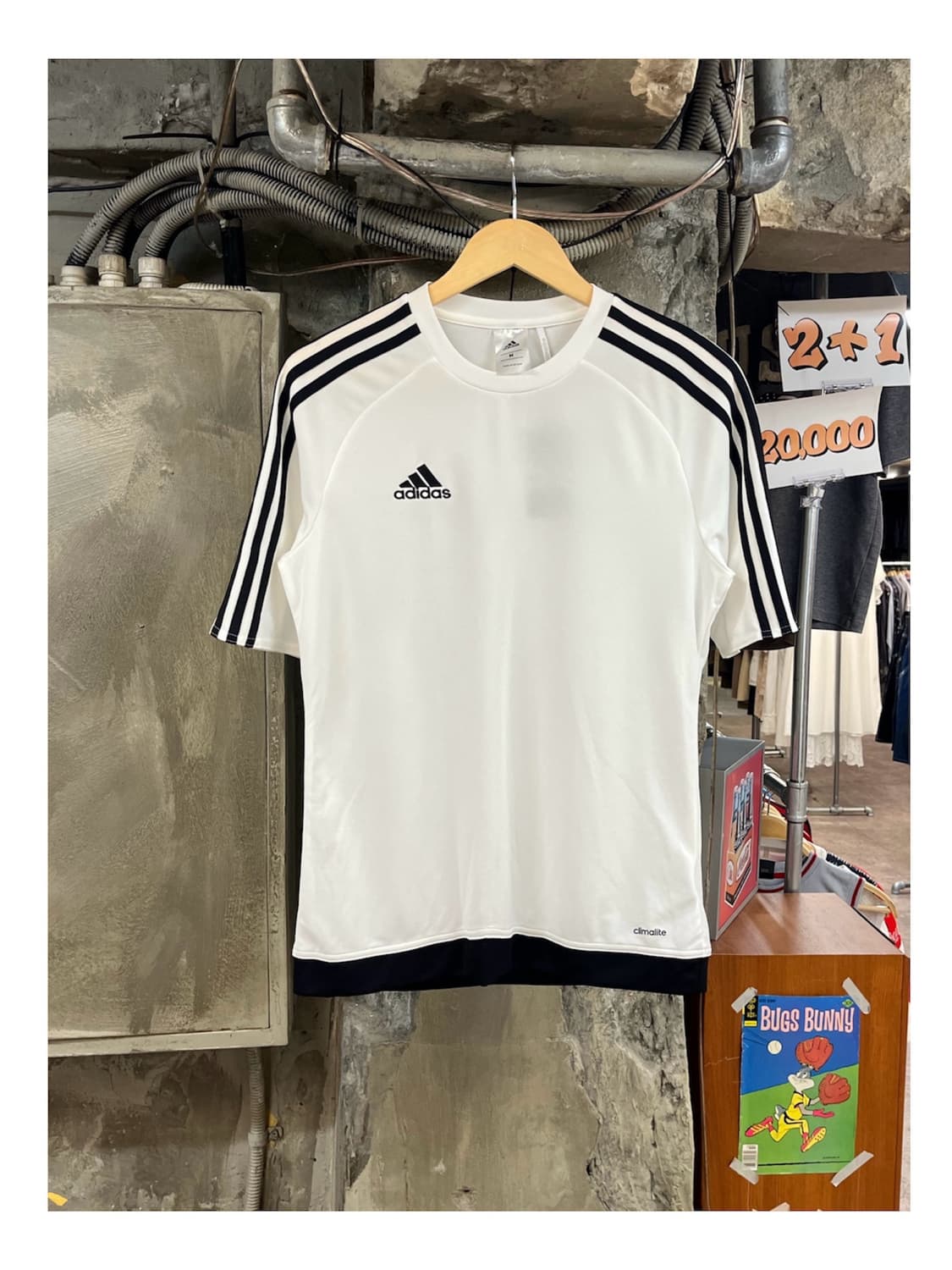 아디다스 기능성 반팔티 화이트 M #csz4045 상품이미지1