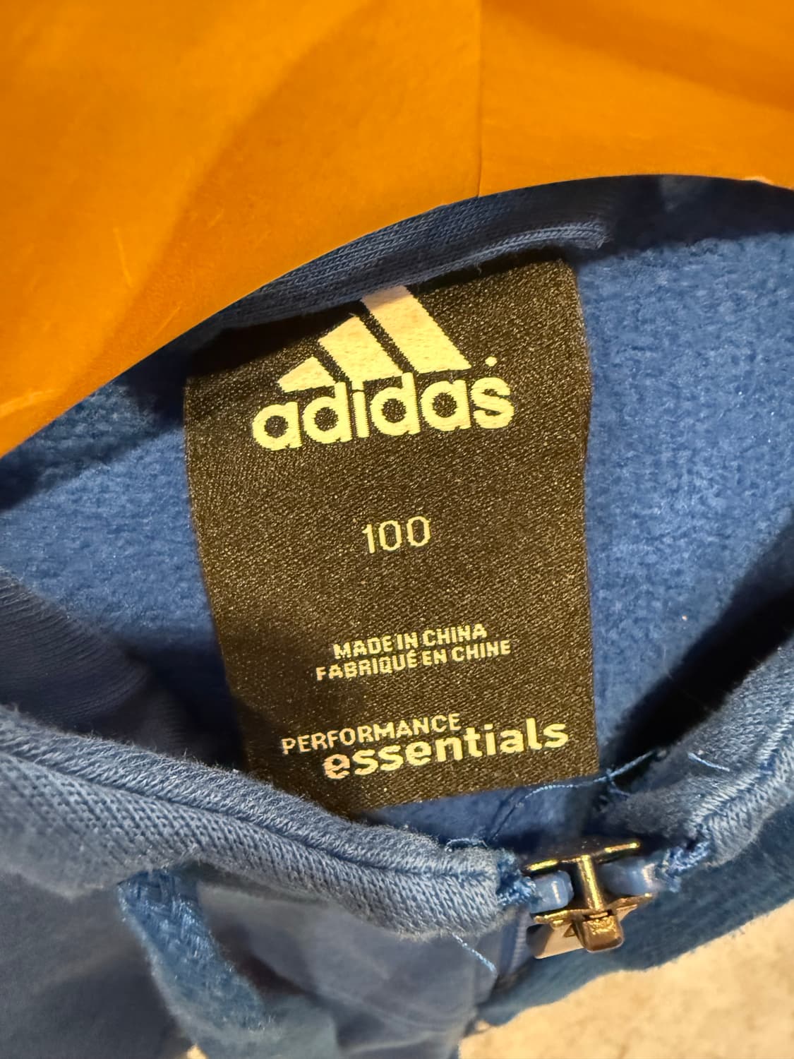 아디다스 블루 삼선 후드집업 상품이미지2