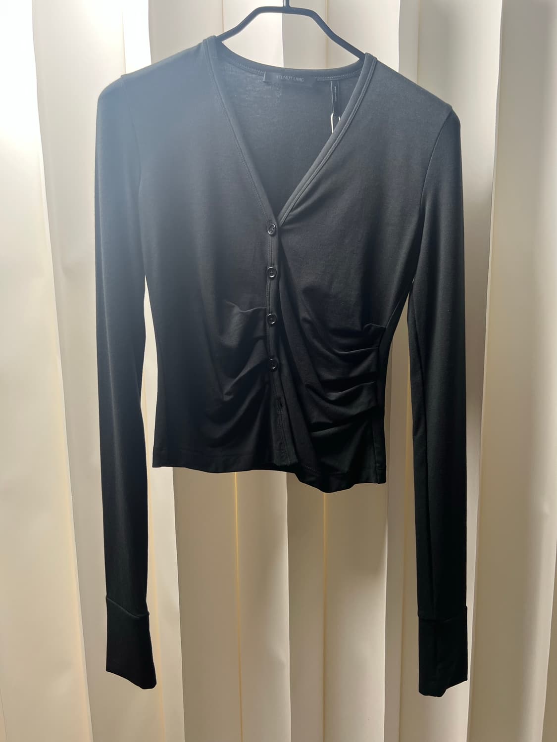 헬무트랭 블랙 셔링 가디건 xs 새상품급 상품이미지1