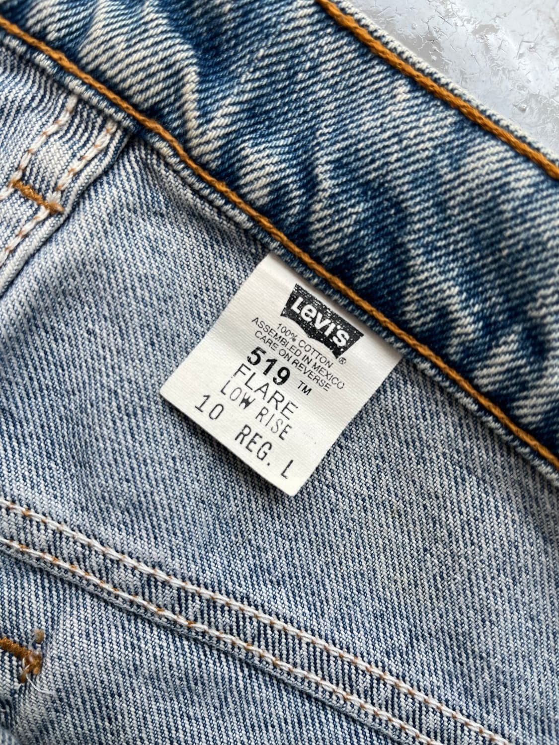 1990s Levis 519 Bell Bottom Jeans 상품이미지6