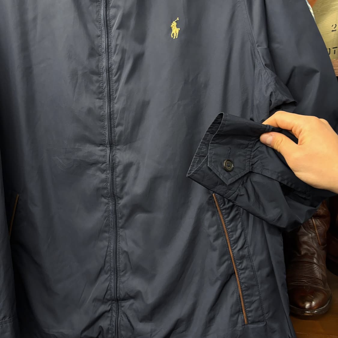 폴로 랄프로렌 페리자켓 윈드브레이커 나일론 블루종 스윙탑 N74 상품이미지4
