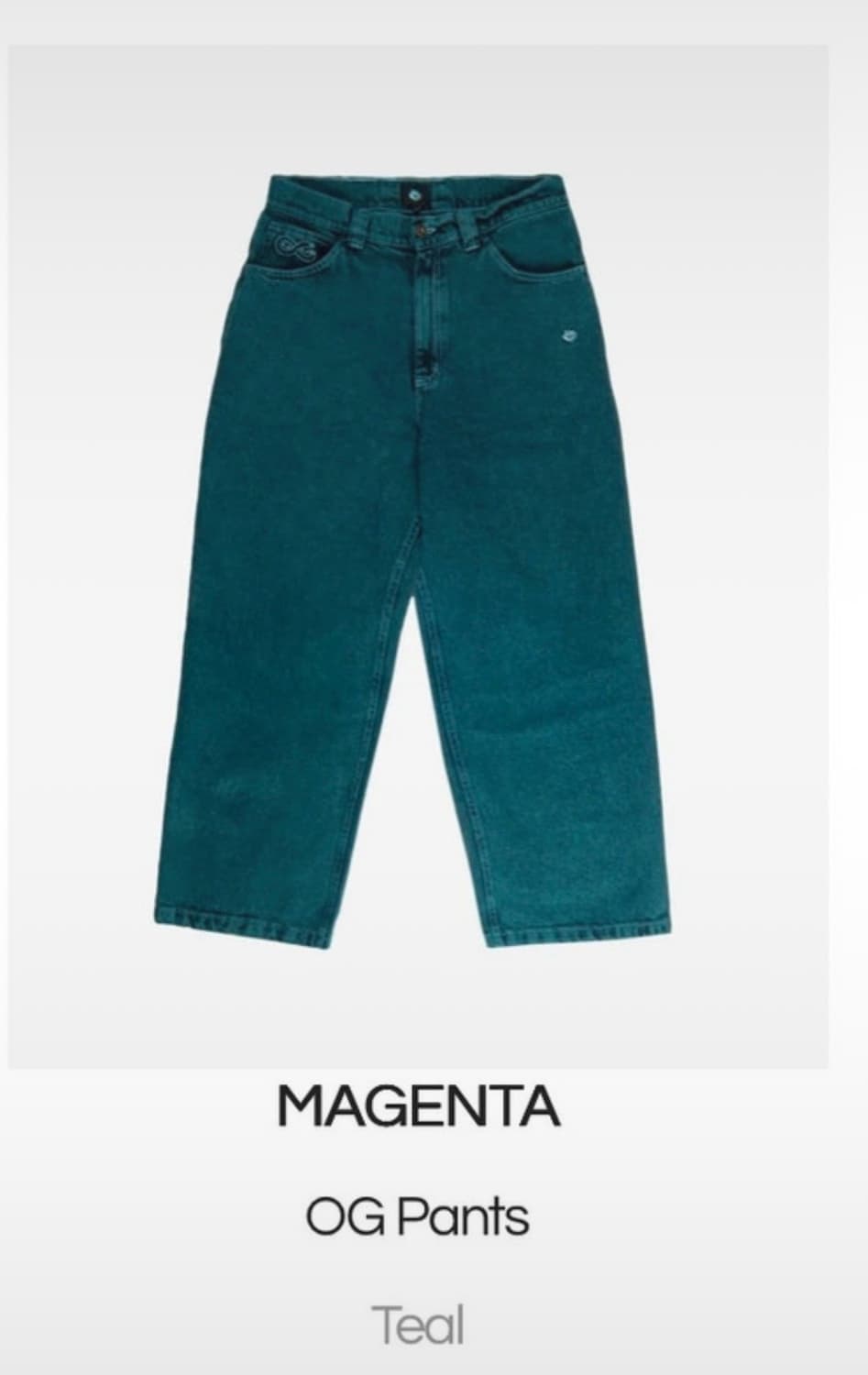 Magenta OG pants teal 상품이미지5