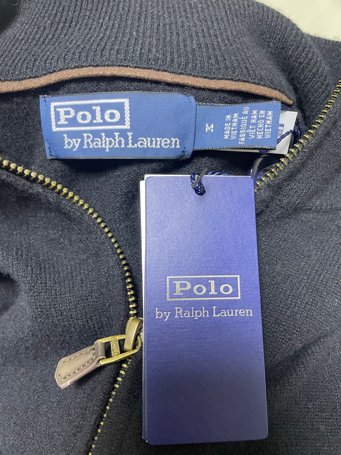 폴로 랄프로렌 울 풀 지퍼 스웨터 상품이미지5