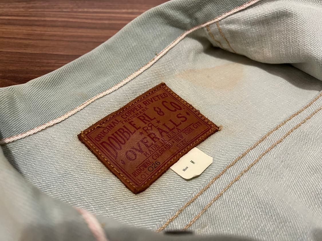 더블알엘 RRL 셀비지 데님 워싱 산타페 워크 자켓 사이즈 M 상품이미지9