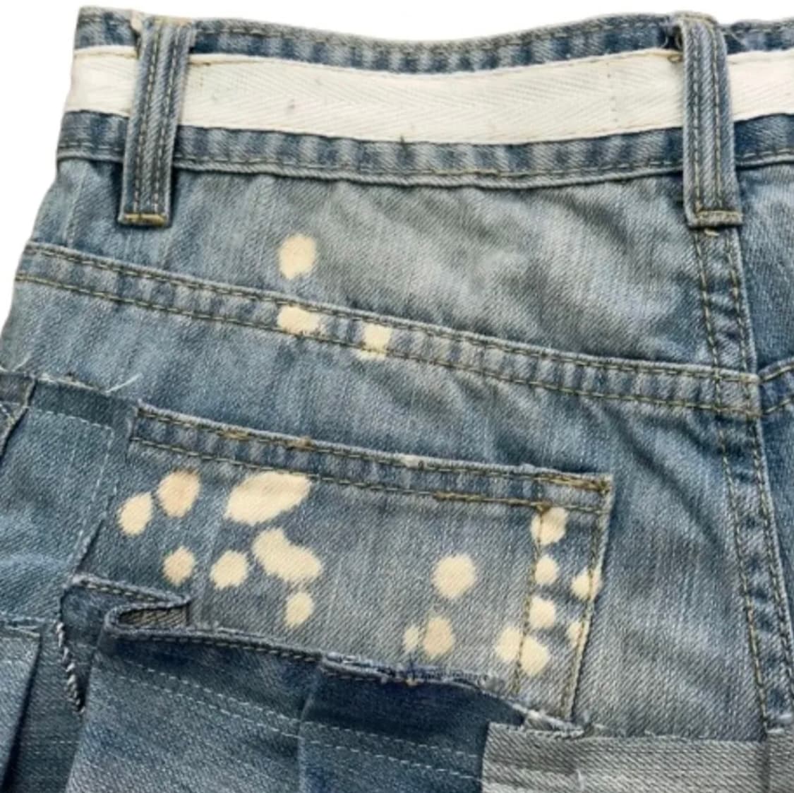 Heart sparkle Remake Denim skirt  상품이미지4