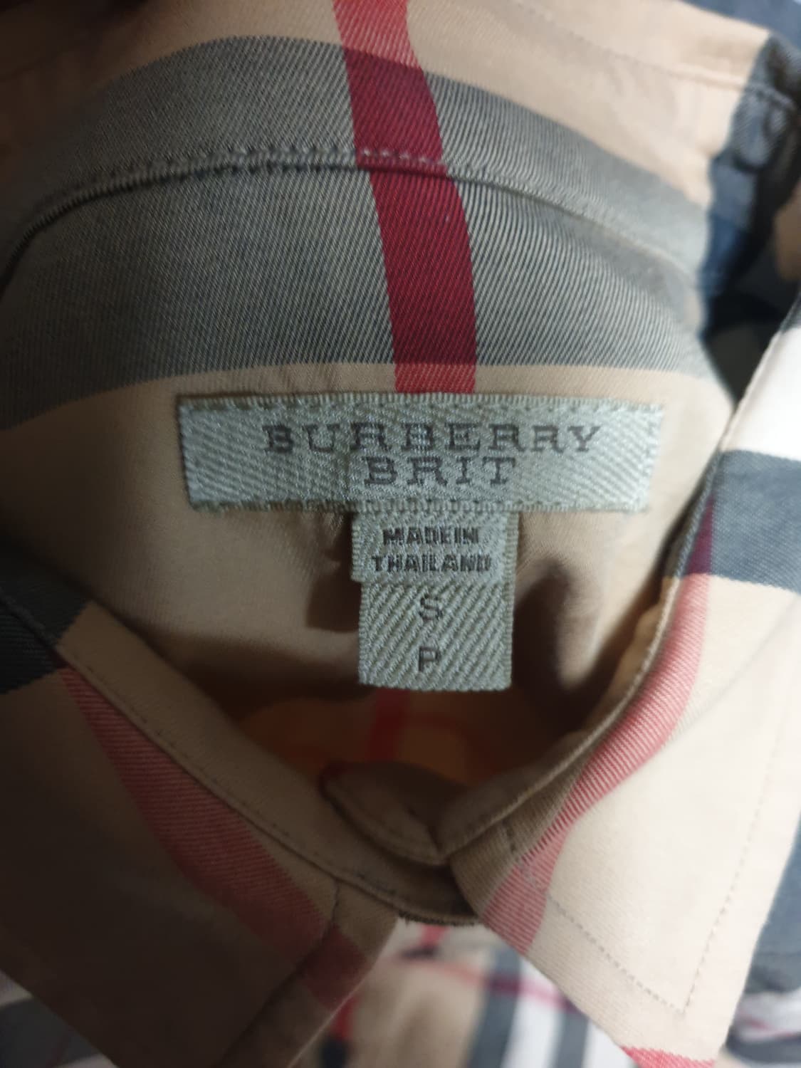 BURBERRY BRIT 버버리 브릿 우먼스 빈티지 체크 긴팔셔츠 (S) 상품이미지3
