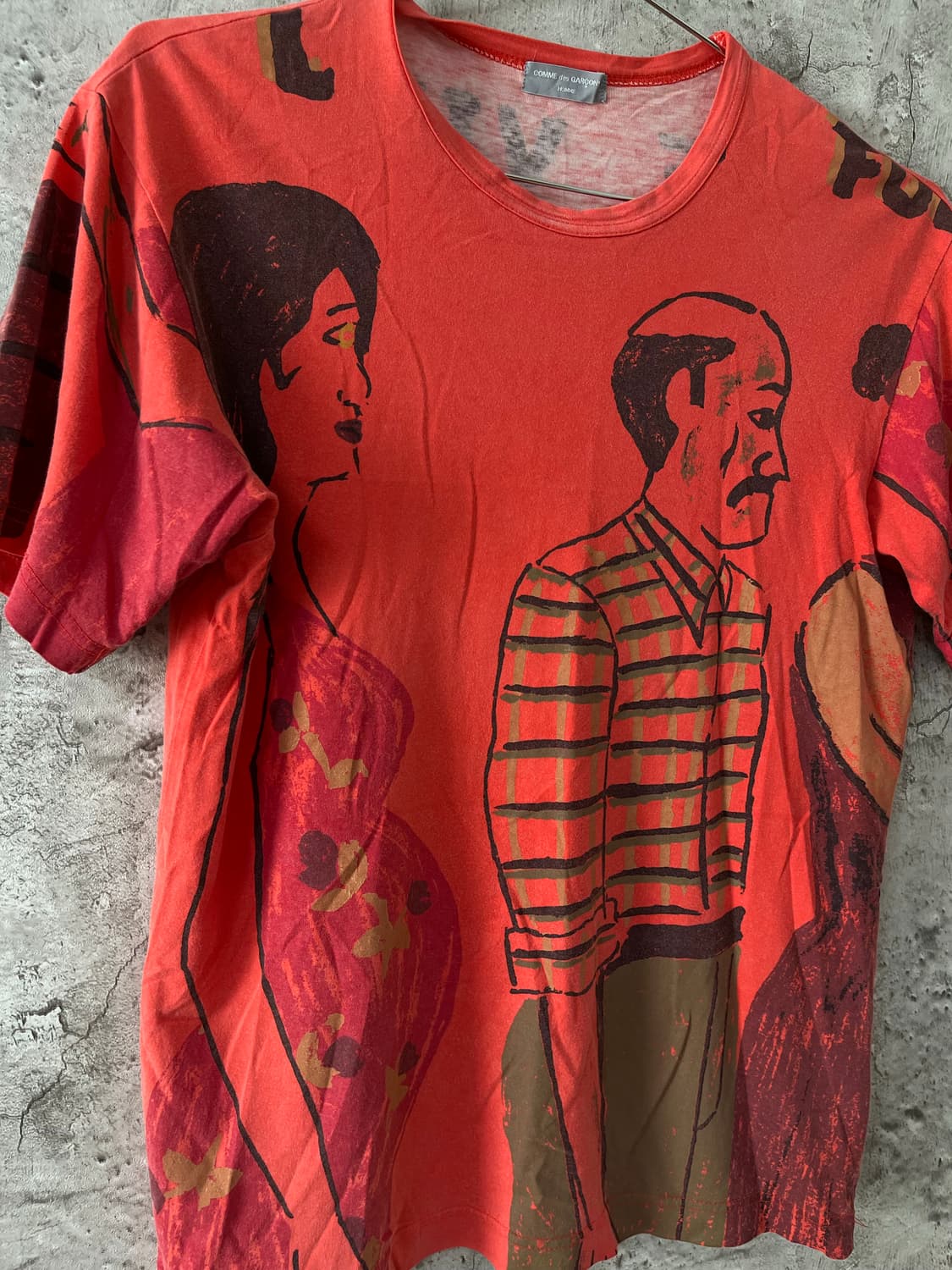 꼼데가르송 옴므 2002AW 쿠바 반팔 티셔츠 상품이미지4