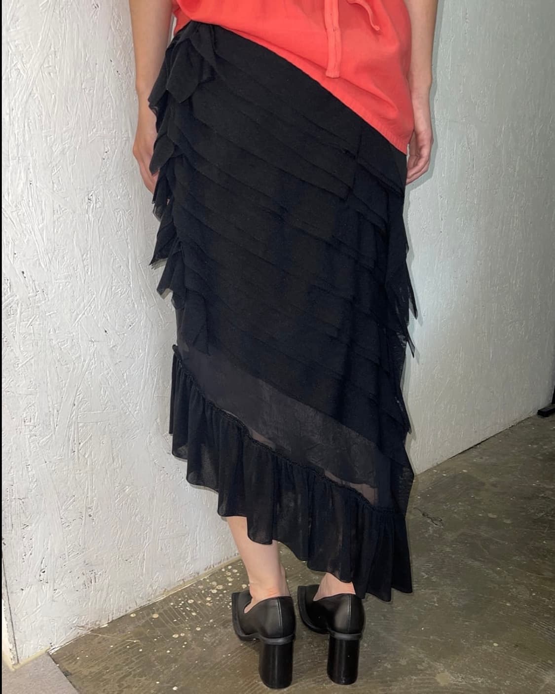 장폴고티에 비대칭 러플 스커트 상품이미지2