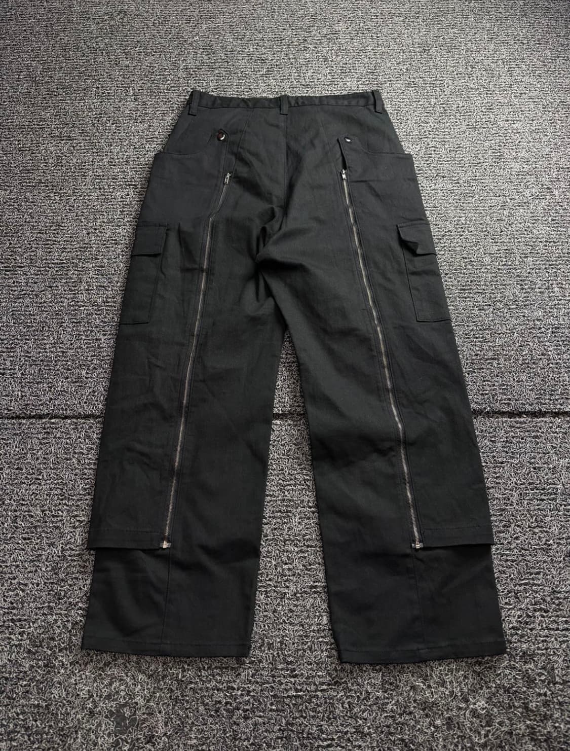 빈티지 아카이브 디테일 패널 카고 팬츠 블랙 4167 상품이미지5
