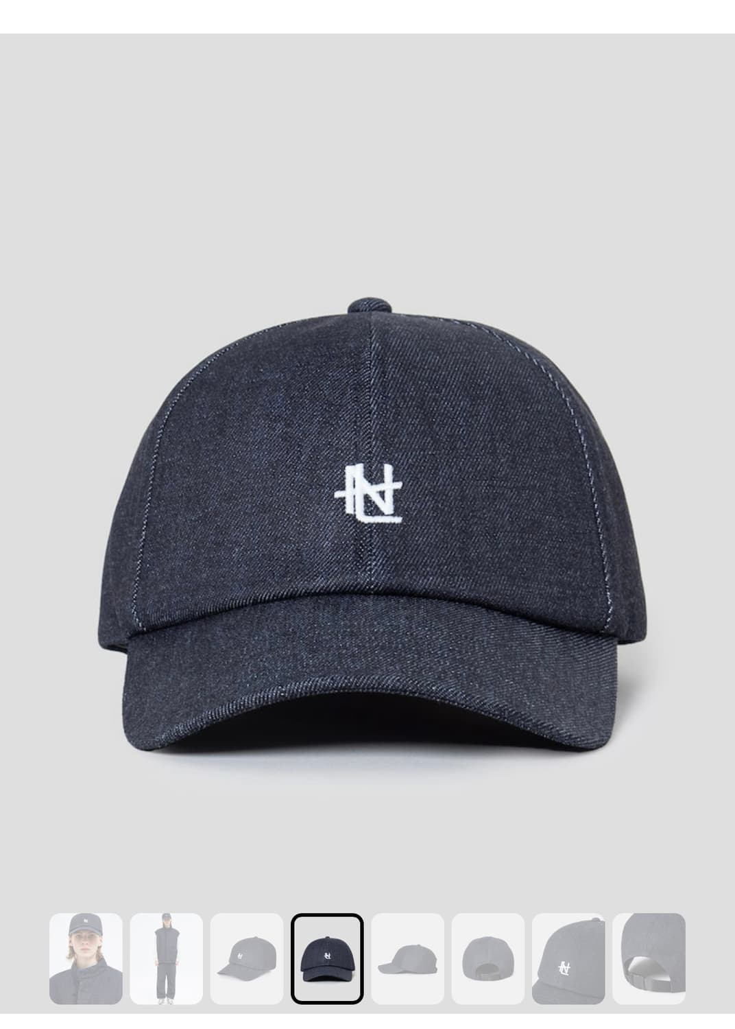 나나미카 [EXCLUSIVE] Cap - Navy 상품이미지4