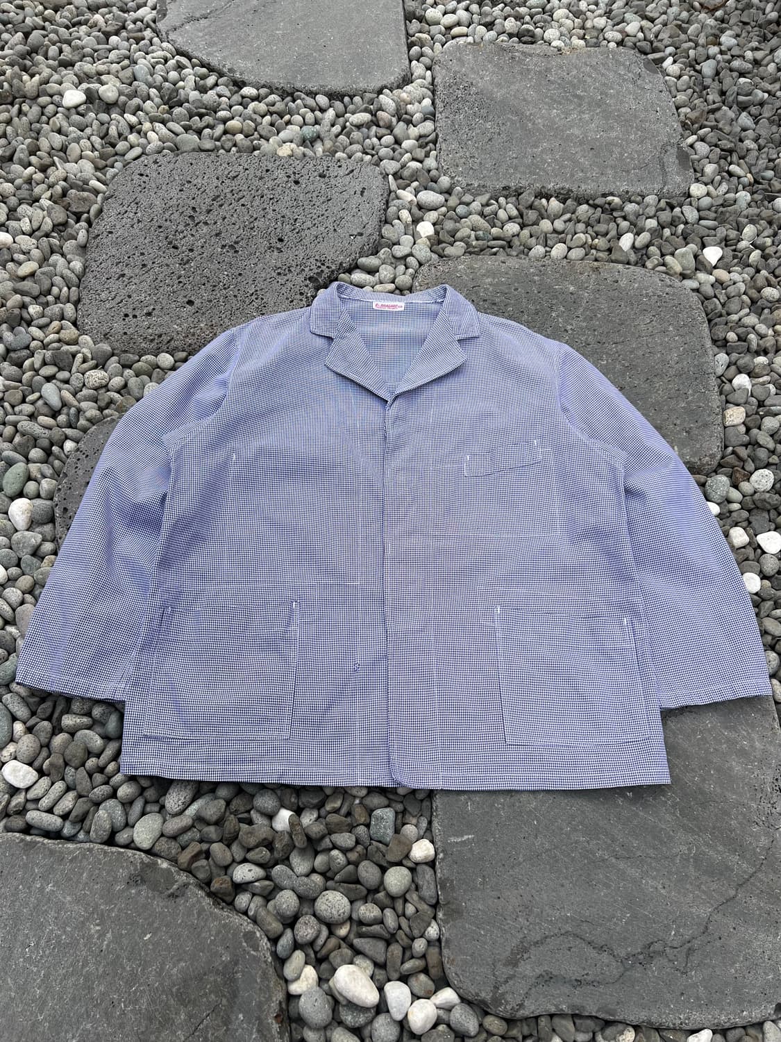 1950s Ets.BRAGARD FRENCH CHECK 프렌치워크자켓 상품이미지1