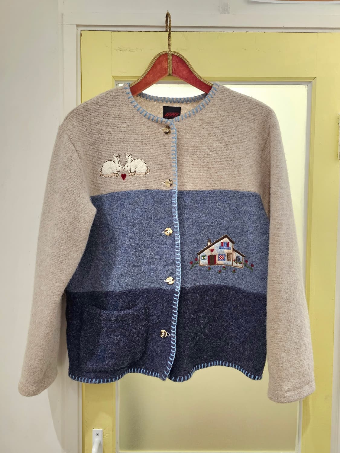 Austria 핸드메이드 울 가디건 상품이미지1