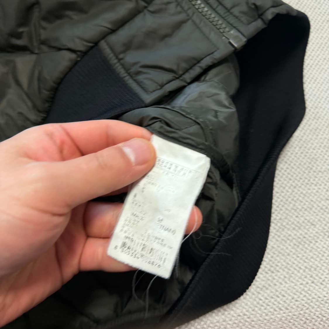 밀레 퀼팅 봄버 자켓 상품이미지3