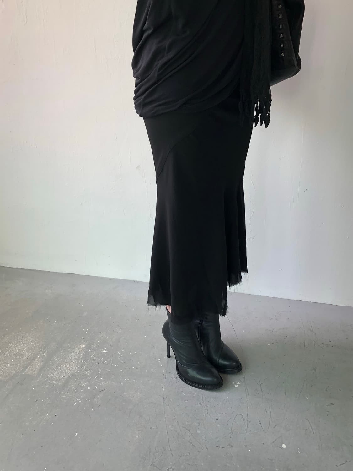 릭오웬스 08SS ‘Creatch 실크 스커트 상품이미지1