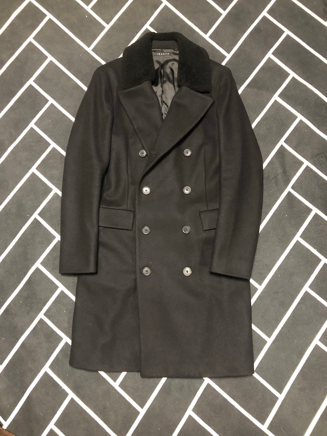 [Theory]띠어리 프리미엄 리얼 시어링 무스탕코트/스톤 몽클레어 상품이미지2