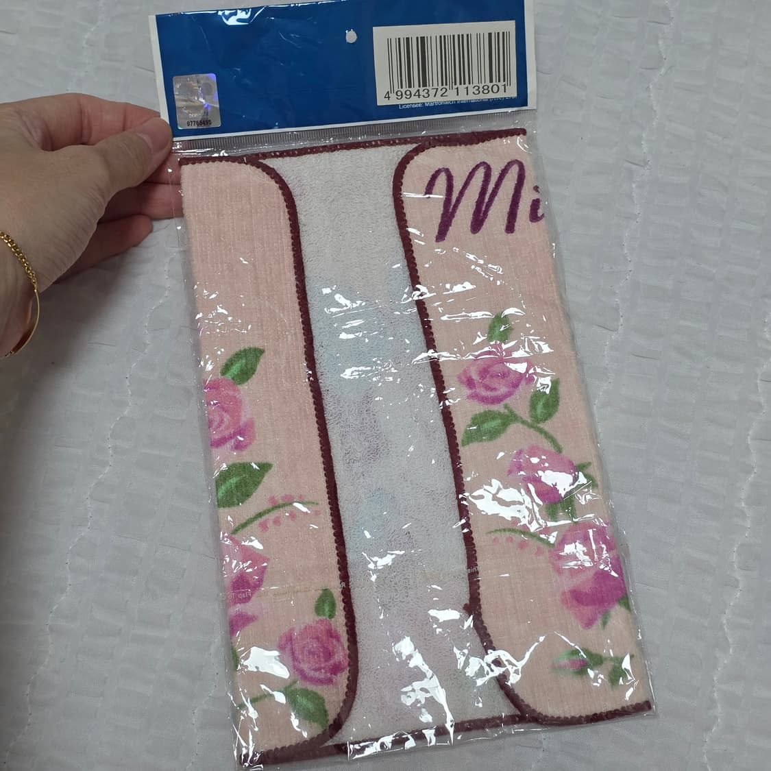 미키마우스 로즈 핸드타올 손수건 상품이미지2