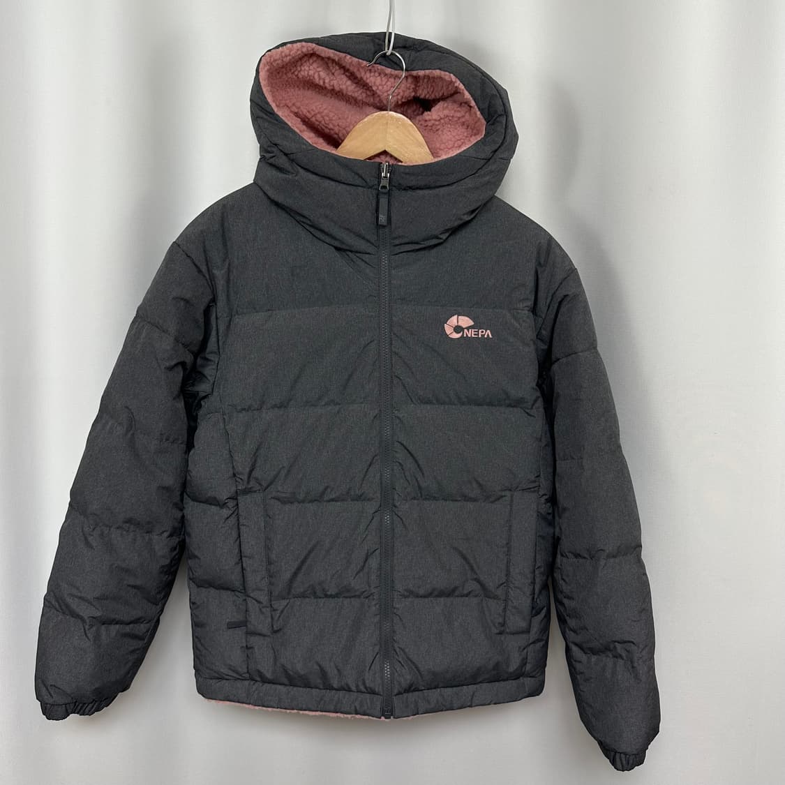   네파 여자 양면 후드패딩 거위털 솜빵빵 95 상품이미지1