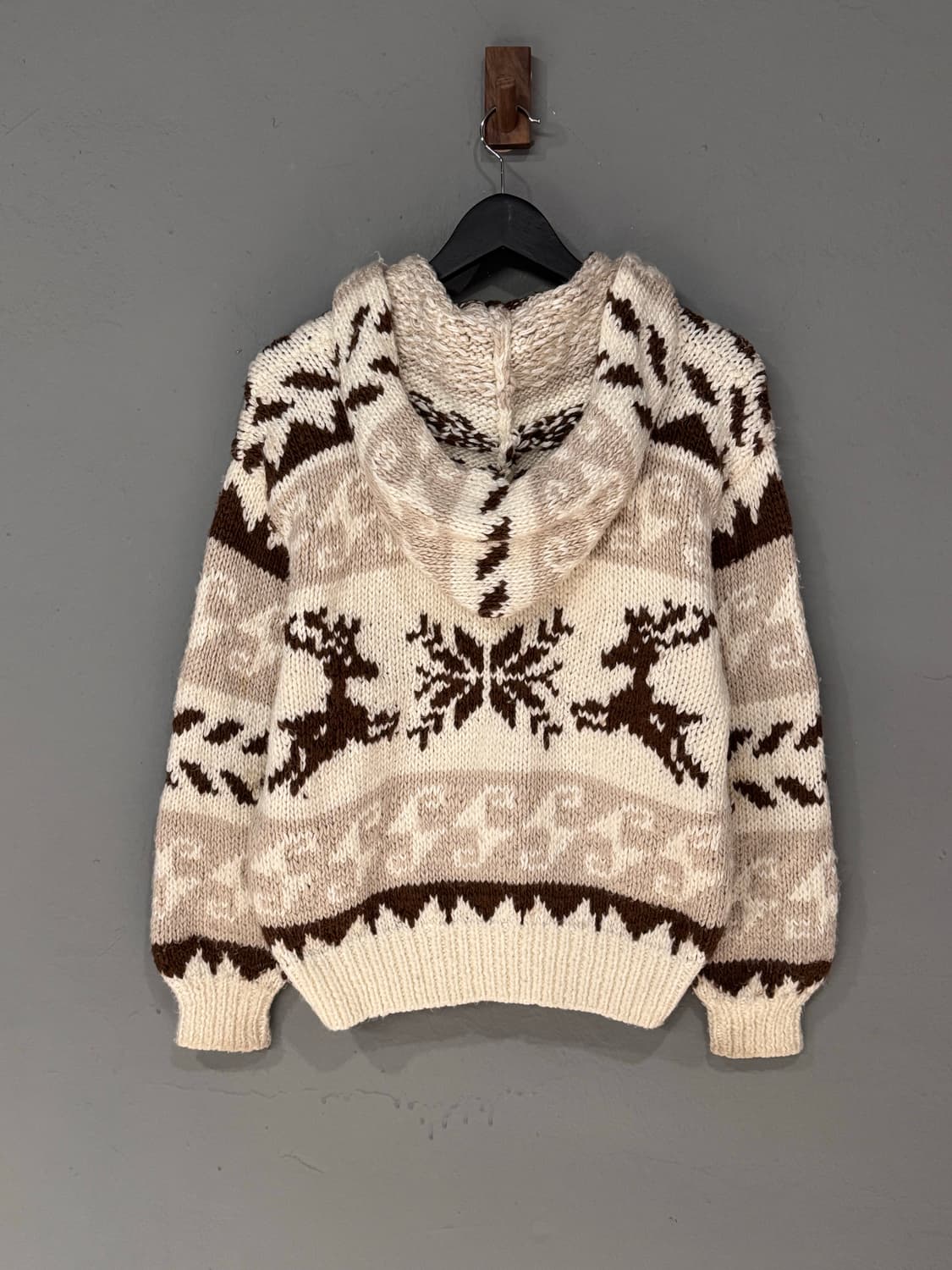 Bellmount 노르딕 코위찬 니트 후드집업  상품이미지3