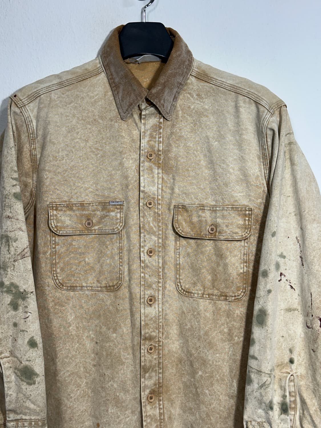 90s 칼하트 빈티지워싱 캔버스 셔츠 상품이미지2