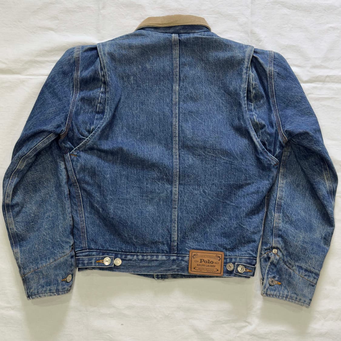 80s 폴로 랄프로렌 덩가리 데님 재킷 USA 상품이미지7