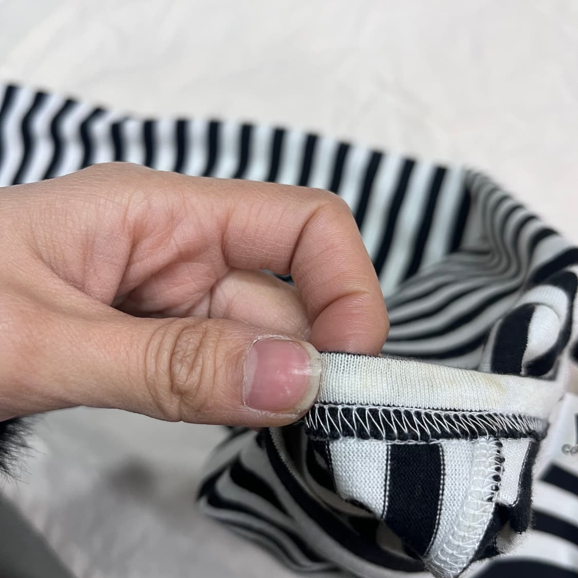 꼼데가르송 스트라이프 긴팔티  S 상품이미지5