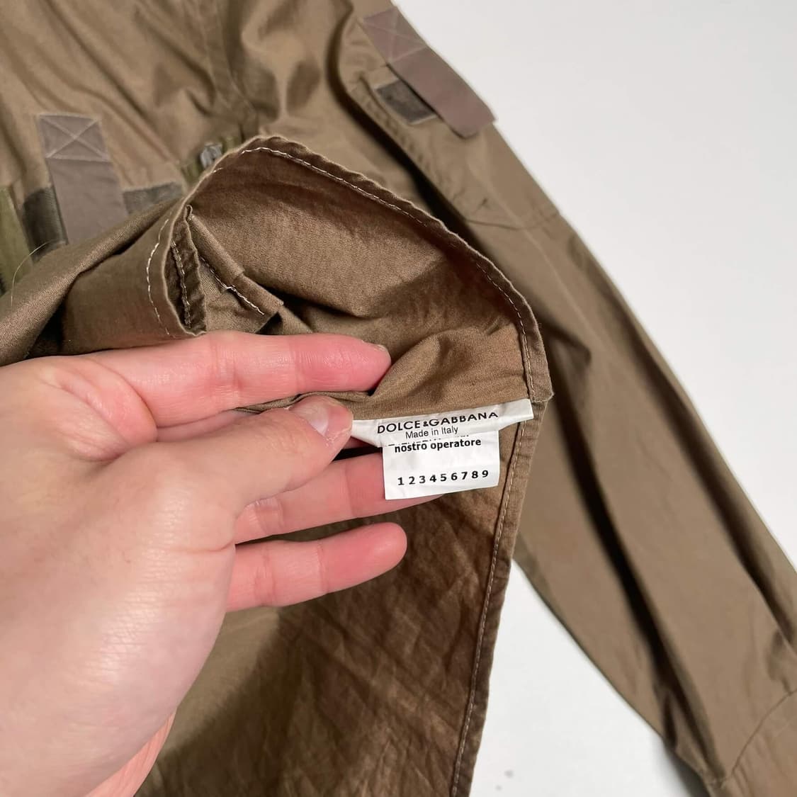 08ss 돌체앤가바나 파라슈트 밀리터리 셔츠 (italy)   상품이미지10