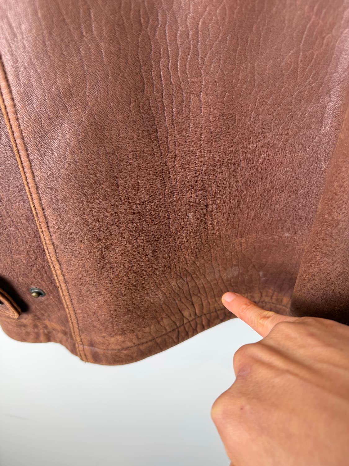 빈티지 오버핏 양가죽 자켓  상품이미지9